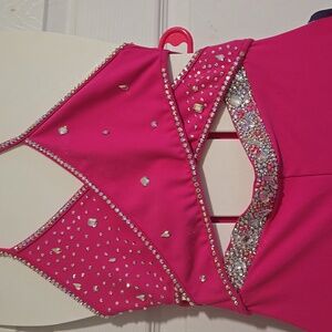 Sparkling Pink Dance Coustum